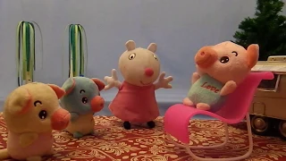 THREE LITTLE PIGS IN THE CIRCUS.  (P. 1).  Not Peppa, not Mr Bean.  Cartoon.  Eng.