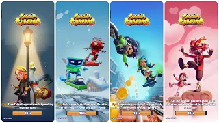 Subway Surfers London 2023 vs North Pole 2023 vs Shenzhen 2024 vs Greece 2024