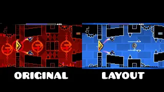"Cataclysm" Original vs Layout | Geometry Dash Comparison