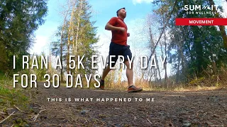 I Ran a 5k Every Day for 30 Days (This is What Happened)