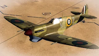 Desert Dogfight│Spitfire Mk Vb/Trop│IL-2 Cliffs of Dover Blitz / Tobruk MP