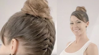 How To Create an Upside Down Braided Bun