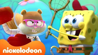 SpongeBob's Kamp Koral Outdoor Activities For 20 Minutes! ☀️ | Nicktoons