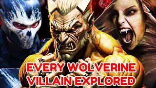 37 (Every) Deadly & Vicious Wolverine Villain - Explored, Mega Origin List Of His Rogue's Gallery