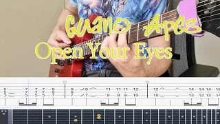 Guano Apes - Open Your Eyes (guitar cover) + screen tabs