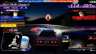 Initial D Arcade Stage Zero AE86 vs MR2 - Irohazaka