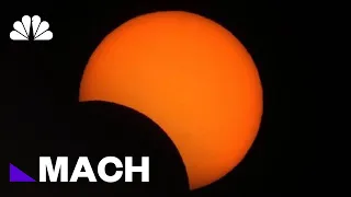Watch Total Solar Eclipse Over South America In 1 Minute | Mach | NBC News