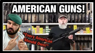 British Marine Reacts To 5 Guns Every American Should Own