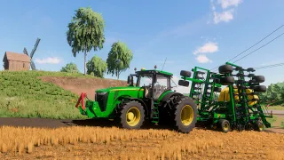 Farming Simulator 22 / Map Sosnovka / #87 No-Till Sowing canola John Deere 8400R