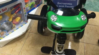 Трехколесный велосипед - коляска Moby Kids Comfort 12/10 с фарой