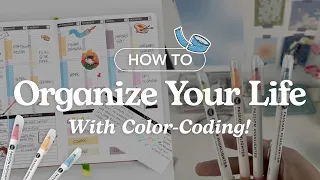 How to Color Code in Your Planner | 3 Time-Blocking Techniques to Organize Your Life