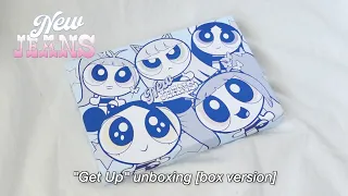 NewJeans "Get Up" box version unboxing | aesthetic + silent unboxing w/Eng translations