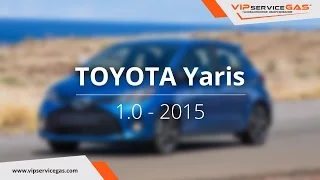 Установка ГБО 4 поколения на Toyota Yaris 1.0 (ГБО Landi Renzo). Газ на Тойота Ярис.