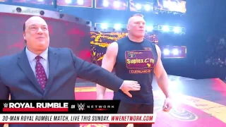 Brock Lesnar goes face to face with Goldberg and The Undertaker  Raw, Jan  23, 2