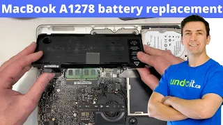 🇨🇦 MacBook Pro 13" A1278 2009-2012 battery replacement in simple steps👍 - Hamad Benaicha | undoit.ca