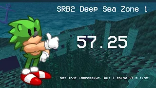 srb2 deep sea 1 soap the hedge "speed run" (0:57.25)