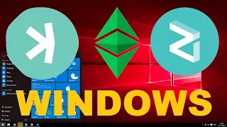 Три монеты на одной карте. ETC + ZIL + KASPA. Windows