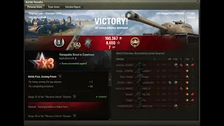 World of Tanks Replay T110E3 3rd MoE Mark of Excellence