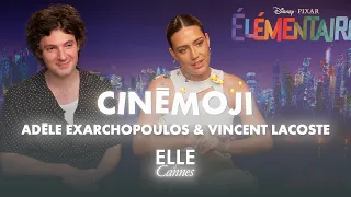 « Élémentaire » : Adèle Exarchopoulos et Vincent Lacoste jouent à « Cinémoji » spécial Cannes