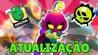 JOGUEI a NOVA ATUALIZAÇÃO do GODZILLA no BRAWL STARS!!