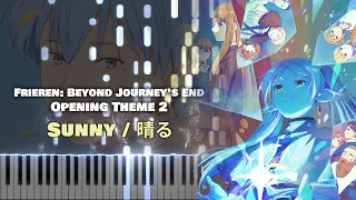 Frieren: Beyond Journey's End OP 2『Sunny / 晴る (Haru)』Yorushika (TV Size) [piano]