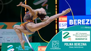 Polina Berezina (ESP) - Cinta/Ribbon - FINAL INDIVIDUAL - Budapest EC 2024