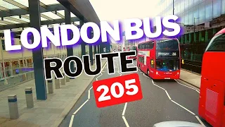 LONDON From West To East, Bus Ride 🇬🇧/Route 205/ Paddington To Bow Church Bus Station/ PLS like &Sub