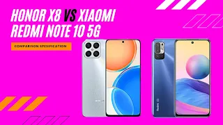 Honor X8 vs Xiaomi Redmi Note 10 5G FULL COMPARISON