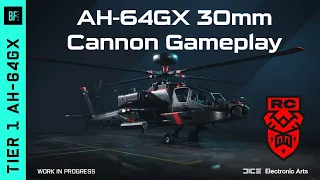 Battlefield 2042 AH-64GX Apache Warchief 30mm Cannon gameplay