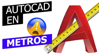 ⚠️ Como configurar la escala de AutoCAD correctamente EN METROS