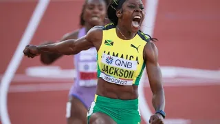 Sherika Jackson wins Women 200m Finals - World Athletics Championships Oregon 2022.