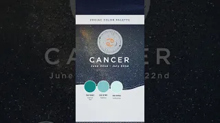 Zodiac Color Palette: Cancer