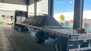 Prime inc flatbed trucking #43. Suicide coils securement and tarping.