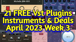 21 Best New FREE VST Plugins, Vst Instruments, Sample Packs & Best Plugin Deals - April 2023 Week 3