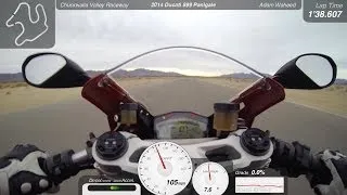 2014 Ducati 899 Panigale Onboard - 2014 L-H Shootout Lap - MotoUSA