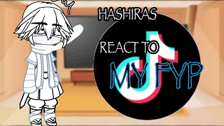 Hashiras react to my fyp [Weird] No Gyomei ||Please give them dares !!