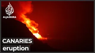 La Palma volcano: Toxic gas cloud created as lava hits Ocean