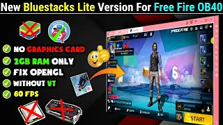 New Blupapa Lite Best Emulator For Free Fire Low End PC - 2GB Ram Without GPU and No VT
