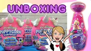 A rather interesting UNBOXING of Puppycorns and V.I.P. Pets!!