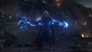 Avengers Endgame - Captain America Lifts Thor's Hammer (HINDI)