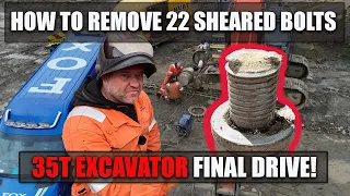 35T Excavator Final Drive Repair, WELDERFABBER Episode #005
