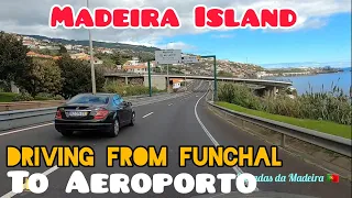 Viagem Funchal" 🚕 até Aeroporto "Estradas da Madeira Driving Car Portugal Popular