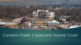 Cameron Parish in Lousiana has had a wild history of hurricanes , Hurricane Delta