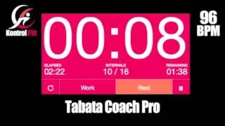 Tabata Coach Pro Epic 96 bpm Tabata Workout with Vocal Coach & Timer