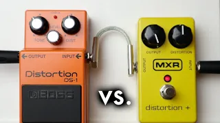 MXR Distortion + vs. Boss DS-1 Distortion