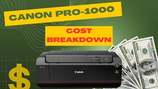 Canon Pro-1000 - Worth the Investment?