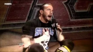 Promo after CM Punk's Pipe bomb at Raw 06/27/11