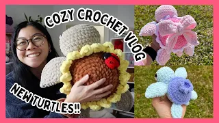 Cozy Crochet Vlog 🌹 New patterns, Custom orders, Holiday break, and More! Crochet with me ❤️