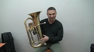 обзор - Эуфониум (баритон) Elkhart 100EH  Euphonium Bb review