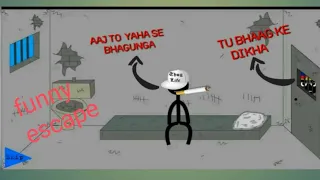 Stickman jailbreak 2 funny escape with funny moments